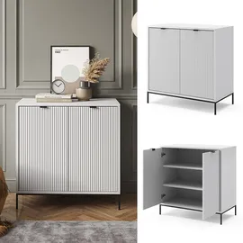 Vicco Kommode Eliza Weiß 80 x 81.2 cm mit 2 Türen