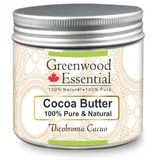 Greenwood Essential Naturreine Kakao butter (Theobroma cacao) Naturreine Naturreine Therapeutische Qualität 50gm (1,76 oz)