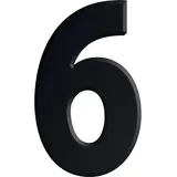 Kirsten Ziffern selbstklebend, 0-9 Aluminium schwarz eloxiert