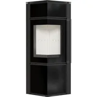 Kratki Kaminofen | TORA/S 8 kW | schwarzes Glaspaneel