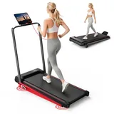 Dskeuzeew Laufband Klappbar mit Neigung - Walking Pad für Zuhause Klein Laufpad mit Steigung Walkpad Untertisch Elektrisch Treadmill Walking Band Gehband Treadmill (Schwarz)