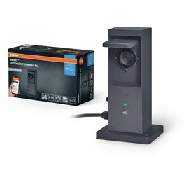 Osram SMART+ WiFi Outdoor Terminal EU mit integriertem Repeater & 2 Steckdosen, weiß, 230V, erweitert die WLAN-Zone im Freien, Kopplung von drahtlosen Geräten, App-steuerbar, 3 Jahre Garantie, IP44