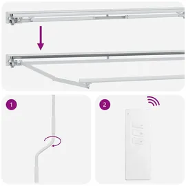 vidaXL Elektrische ausziehbare Markise 3,5 x 2 m taupe