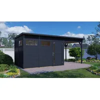 BERTILO Gartenhaus Pentus 3 (Außenmaß inkl. Dachüberstand (B x