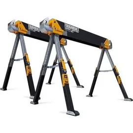 ToughBuilt Konstruktionsböcke Holz/Stahl orange 1 x Paar 1180 kg