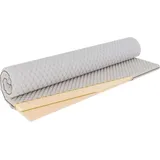 Matratzenauflage Obermatratze Topper mit Bezug Matratzetopper Toppermatratze 5cm Latex und HR-Schaum obere Matratze H3 180x200