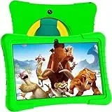 JJGJ Kinder Tablet 10 Zoll, Android 13 Tablet für Kinder, 8GB RAM 64GB ROM Kids Tablet mit 8000mAh, IPS HD Display, 5MP+8MP, WiFi, Bluetooth, Children's Tablet with Parental Control(Grün)