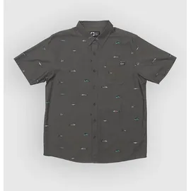 Salty Crew Kurzarmhemd Charcoal L