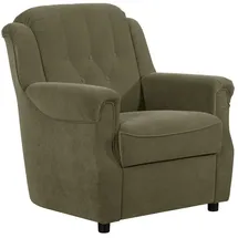 58 aufm Kessel POLSTERSESSEL Kaylyn Flockstoff grün | Gr.: onesize
