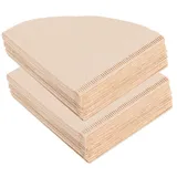 Kegelförmige Kaffeefilter Papier, wiederverwendbare Einwegfiltrationsersatzteile für die Kaffeefiltration(V02)
