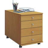 VCM Rollcontainer Lona Maxi (BHT 42x57x80 cm VCM Buche
