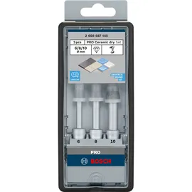 Bosch Diamanttrockenbohrer-Set 6/8/10 mm 3-tlg.