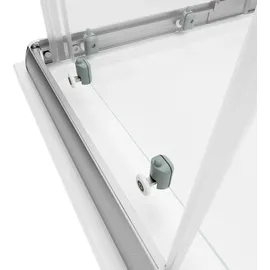 Schulte Home Sunny Eckdusche mit Schiebetüren rechts verschiedene Größen 180 x 90 cm Klarglas