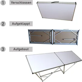 Lemodo Mehrzwecktisch 198x60 cm Flohmarkttisch