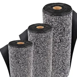 Aquagart Steinfolie 6m x 0,4m breit Für Teichrand Bachlauf Teichfolie Kiesfolie Grau