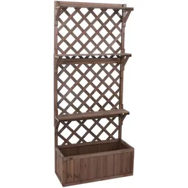 Proregal Hochbeet 177 x 77 x 33 cm Braun