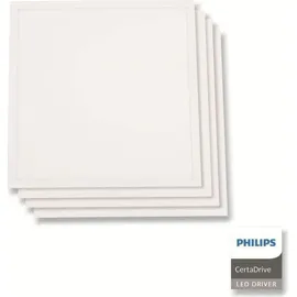 enovalite LED-Panel 4 Stück 62x62 cm weiß