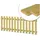 Gartenpirat Lattenzaun 180 x 150 cm Braun/Holz