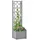 vidaXL Garten-Hochbeet mit Spalier und Selbstbewässerungssystem 60 x 30 cm Grau
