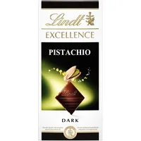 Lindt EXCELLENCE Pistazie - Feinherbe Schokolade | 100g Tafel | Mit Pistazie | Intensiver Kakao-Geschmack | Dunkle Schokolade