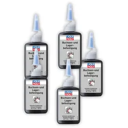 5x 50g LIQUI MOLY 3807 Klebstoff Buchsen- und Lagerbefestigung Kleber Gummi