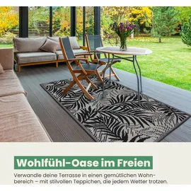 BestLivings Outdoor Teppich 120x180cm, Farn