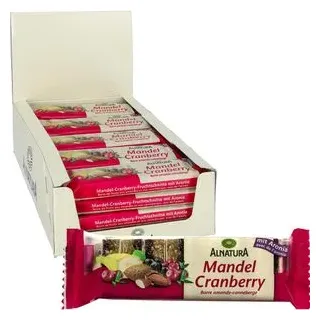 Alnatura Bio Fruchtriegel Mandel Cranberry 75,0 g