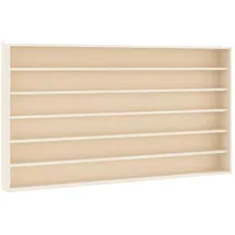 vidaXL Sammlervitrine 80 x 8,5 x 55 cm Braun