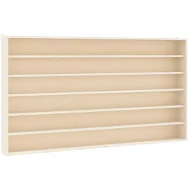 vidaXL Sammlervitrine 80 x 8,5 x 55 cm Braun