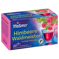 Meßmer Himbeere-Waldmeister 20 Teebeutel | Vegan | Glutenfrei |