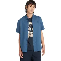 Timberland Mill River Kurzarmhemd - Dark Denim 3XL