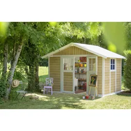 Grosfillex Gartenhaus Deco H 7,5 370 x 298 cm (inkl. Dachüberstand)