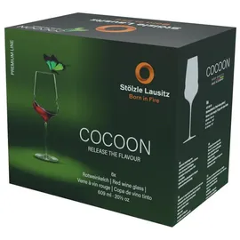 Stölzle Lausitz Rotweinkelch Gläser Cocoon/Rotweinglas 6er Set