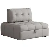 Oeryde Schlafsofa Schlafsessel mit Bettfunktion 2-in-1 Ausziehbares Schlafsofa, Grau grau