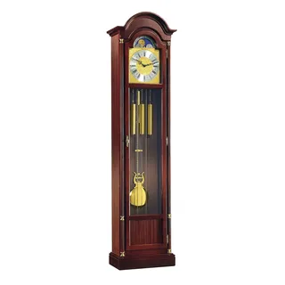HERMLE 01079-030451 Standuhr, Nussbaum Braun