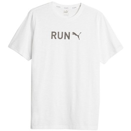 Puma Graphic Run T-Shirt Herren - weiß L