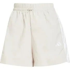 adidas Essentials 3-Streifen Woven Sweatshorts Damen JC8165 - wonder alumina/white L