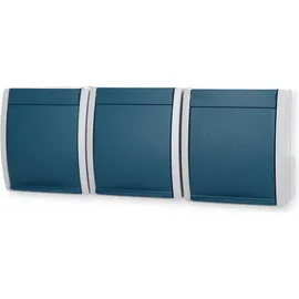 Busch-Jaeger Schuko-Steckdose 3-fach Blau/Grün