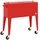 vidaXL Kühlwagen mit Rollen Rot 92x43x89 Cm - vidaXL