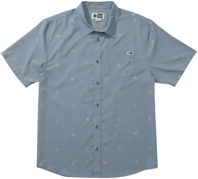 SALTY CREW MICRO VIBES UV Hemd 2025 deep sea - L