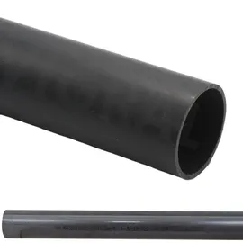 tubofuro(pt) Mega Druckrohr 1,00 m glatt PVC-U - 75 x 2,9 mm (pn10), grau