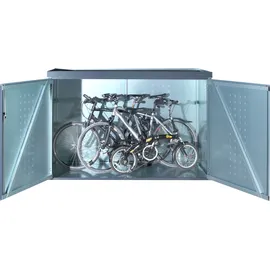 Reinkedesign Fahrradgarage Typ-FW für 3 Fahrräder Aluminium Anthrazit