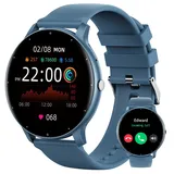 TIFOZEN Smartwatch Herren Damen mit Telefonfunktion,1.39" IP68 Sportuhr,Fitness Watch mit Herzfrequenz/SpO2/Sprachassistent/Schlafmonitor,Schrittzähler Uhr, Smartwatch Fitness-Tracker für iOS Android