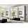 WIMEX Schwebetürenschrank England 313 x 236 x 65 cm Schwarz/Spiegel