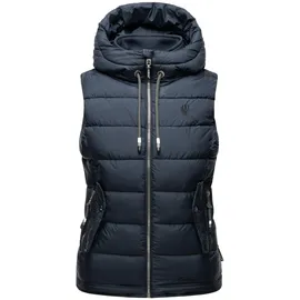 Marikoo Steppweste "Taisaa", Damen, Gr. S (36), blau (navy), Obermaterial: 100% Polyester. Innenseite: 100% Polyester, Westen Steppweste, inklusive Leckerlie-Beutel