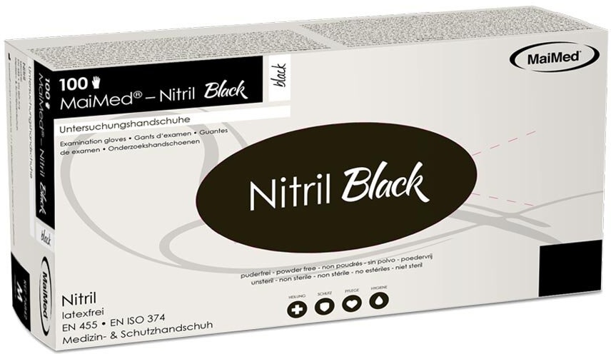 Maimed Nitril Black L, 1000 Stück