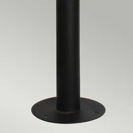 Elstead Lighting Pollerlaterne E27 schwarz IP44 mit Bewegungsmelder