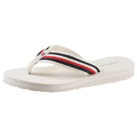 Zehentrenner » ESSENTIAL COMFORT SANDAL«, mit gestreiften Bandagen, Gr. 35, weiß, , 81535209-35