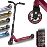 fun pro Stunt Scooter Insane2, Stunt Roller mit ABEC 9 Lager, Scooter mit Griptape,