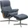 Stressless Relaxsessel STRESSLESS "Mayfair", blau (sparrow blau paloma), B:83cm H:102cm T:74cm, Leder PALOMA: PALOMA ist ein durchgefärbtes Semianilin-Möbelleder mit natürlicher Narbung.